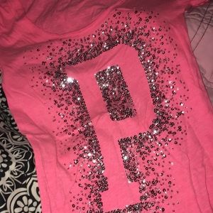 PINK sequin t-shirt